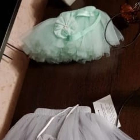 Top Sale Baby Girl Tulle Tutu Skirt and Flower Hea - Picture 2 of 2